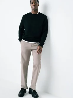 Broeken En Chino's|Next Klei - Straight fit - Stretchy chino