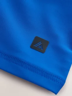 Badkleding*Next - Actief rash vest met korte mouwen Kobaltblauw
