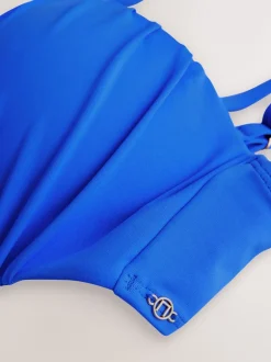 Badkleding|Next Kobaltblauw - Bandeaubikinitop met beugel