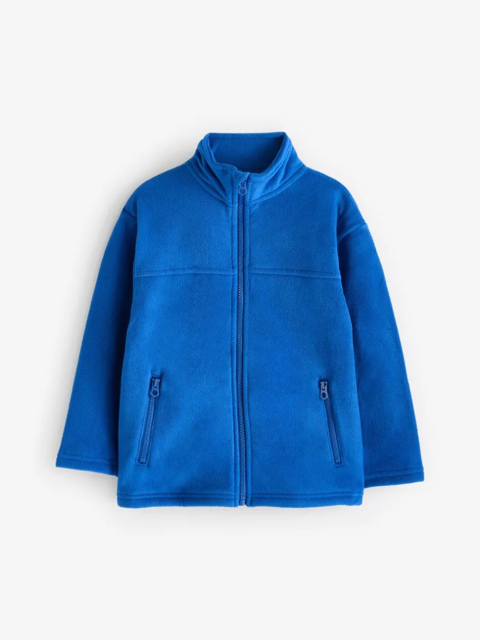 Schoolkleding|Jassen En Jacks|Next - Fleece jack met rits en zakken (3-16 jr) Kobaltblauw