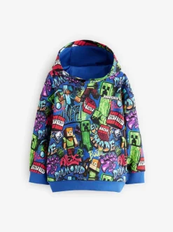 Sweaters En Hoody´S*Next - Minecraft-hoodie (3-16jaar) Kobaltblauw
