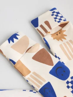 Multipacks|Babypakjes En Babypyjama's*Next Kobaltblauw - Verpakking van 3 babypyjama's met tweewegrits (0-2jr)