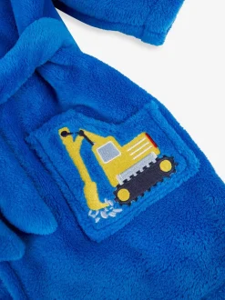 Kamerjassen|Jojo Maman Bébé - - Kamerjas met graafmachineprint Kobaltblauw graafmachine