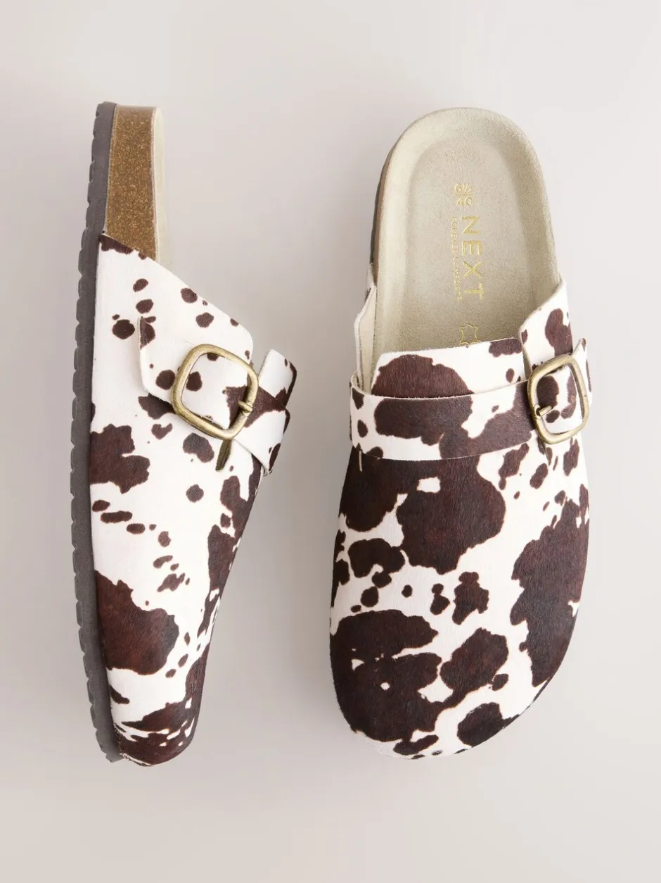 Lage Schoenen*Next Koe - Klompen met leren voetbed