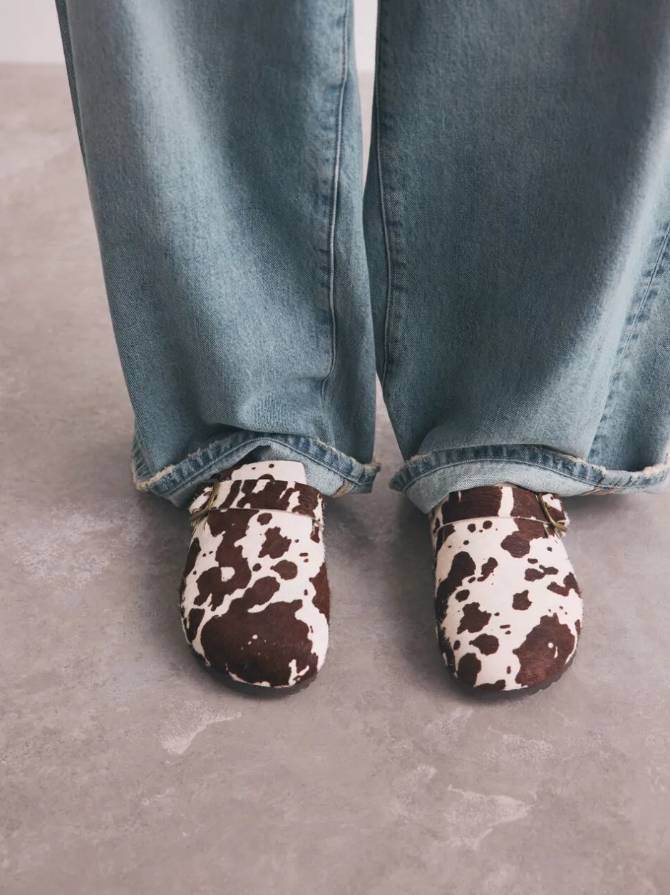 Lage Schoenen*Next Koe - Klompen met leren voetbed