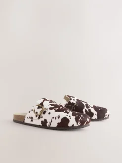 Lage Schoenen*Next Koe - Klompen met leren voetbed