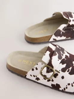 Lage Schoenen*Next Koe - Klompen met leren voetbed