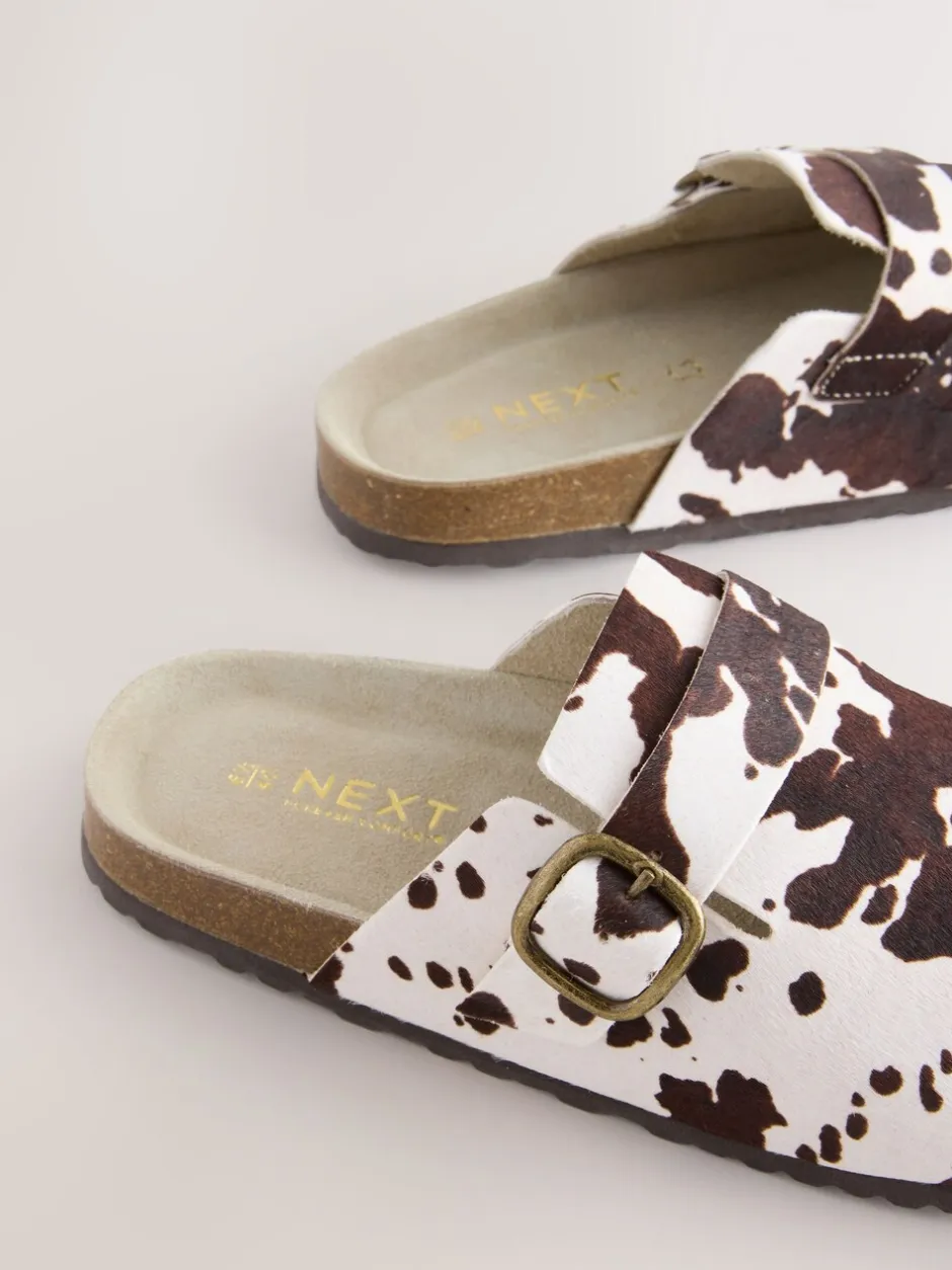 Lage Schoenen*Next Koe - Klompen met leren voetbed