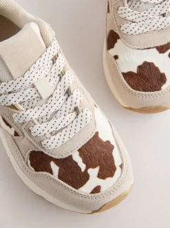 Sneakers*Next Koeienprint - Lace-up Bubble Trainers