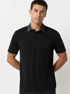 Poloshirts*Next Kraag met bessenprint - Set van 3 jersey poloshirts met korte mouwen
