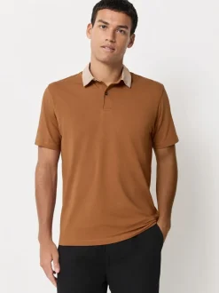 Poloshirts*Next Kraag met bessenprint - Set van 3 jersey poloshirts met korte mouwen