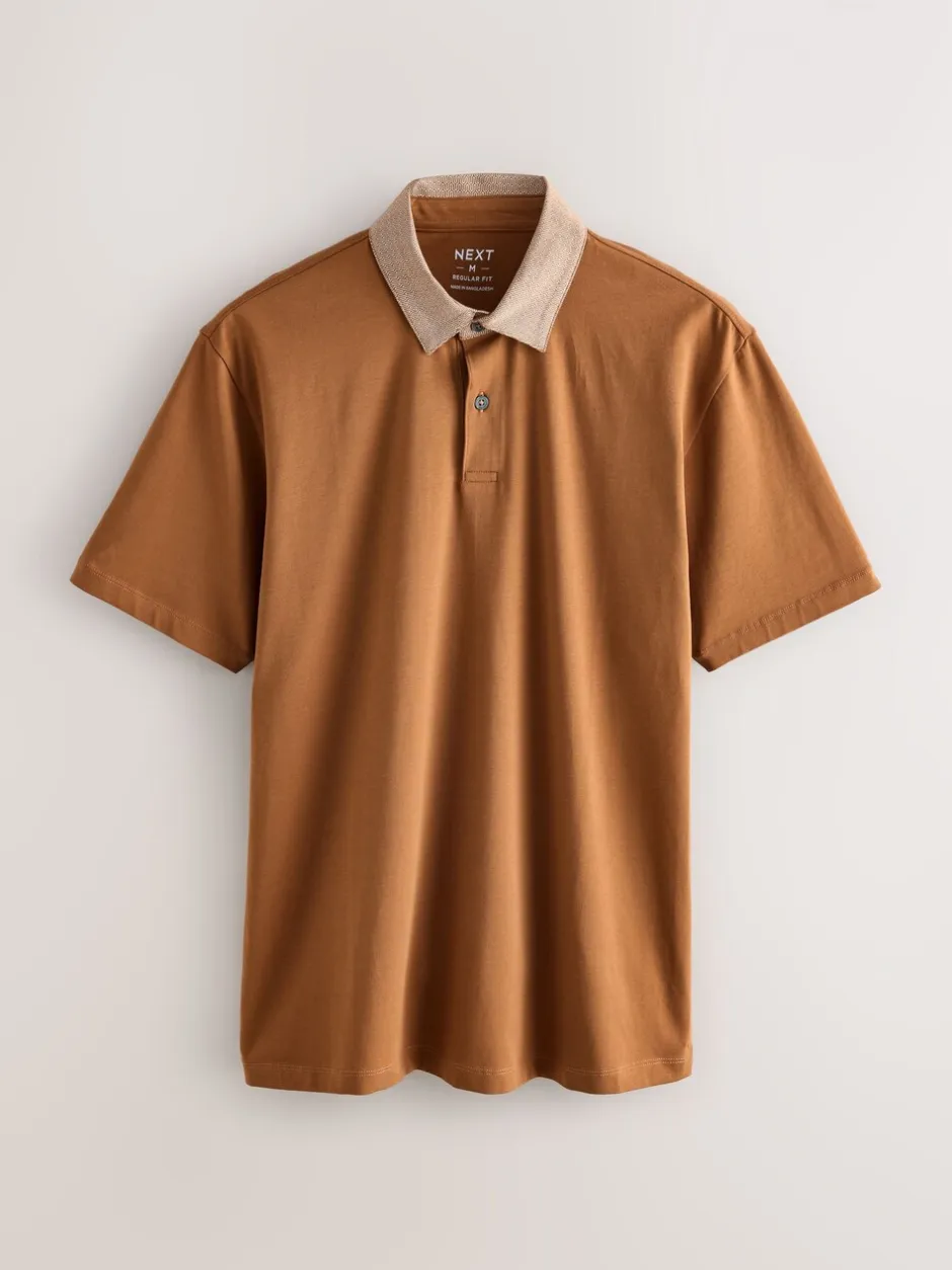 Poloshirts*Next Kraag met bessenprint - Set van 3 jersey poloshirts met korte mouwen