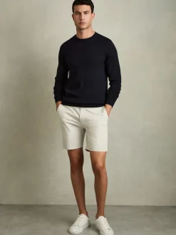 Shorts*Reiss - - Wicket S - Casual korte chinoshort Krijtkleur