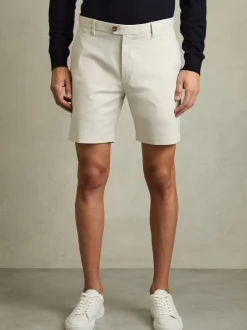 Shorts*Reiss - - Wicket S - Casual korte chinoshort Krijtkleur