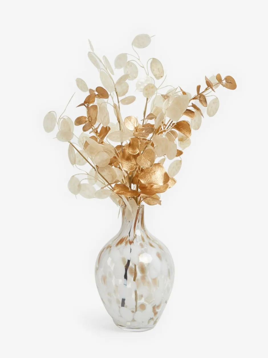 Kunstbloemen*Next Kunstbloemenboeket van eucalyptus en confetti vaas