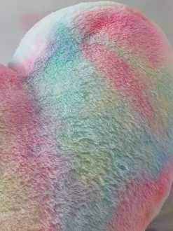 Kussentjes En Plaids|Kussentjes En Plaids|Next Kussen met hartjes en regenboogkleuren met kleurverloop