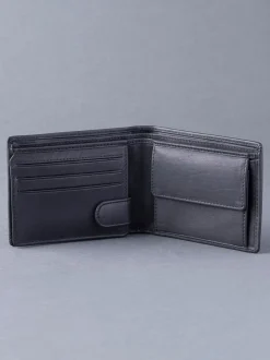 Portemonnees*Lakeland Leather Stitch Bi-Fold Wallet