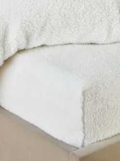 Beddenlakens En Kussenslopen|Next Laken van teddy fleece