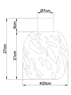 Lampenkappen|Verlichting|Next Lamp met mat confettiglas