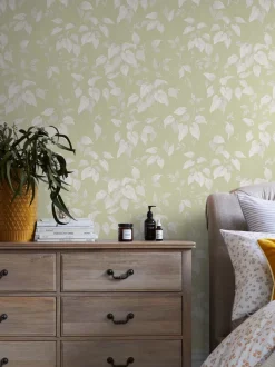 Behang|Next Landelijk behang met bloemenprint 10M Groen