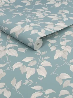 Behang|Next Landelijk behang met bloemenprint 10M Blauw