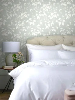 Behang*Next Landelijk behang met bloemenprint 10M Grijs