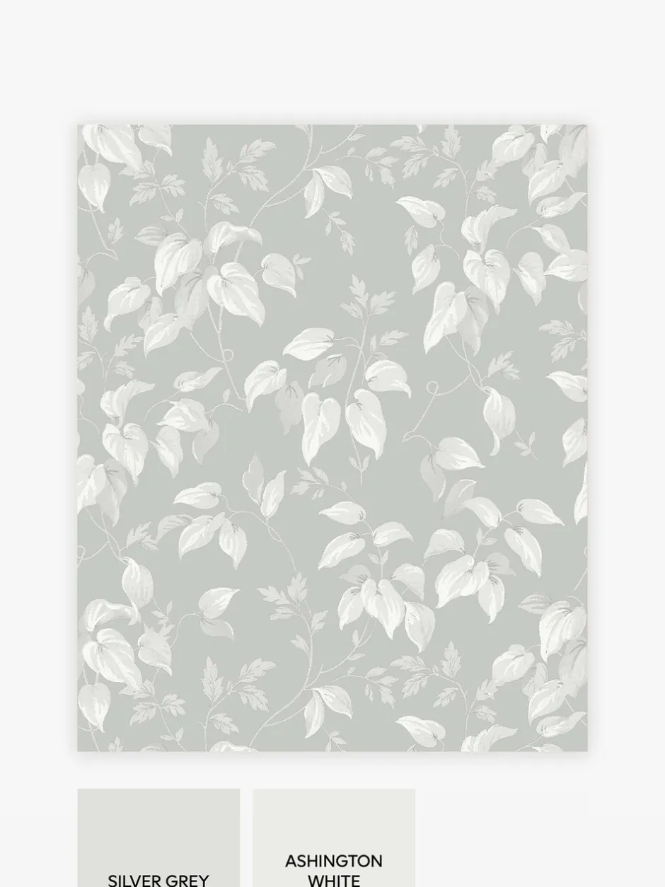 Behang*Next Landelijk behang met bloemenprint 10M Grijs