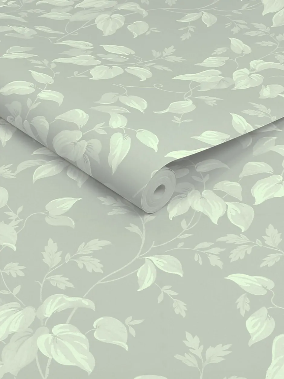 Behang*Next Landelijk behang met bloemenprint 10M Grijs
