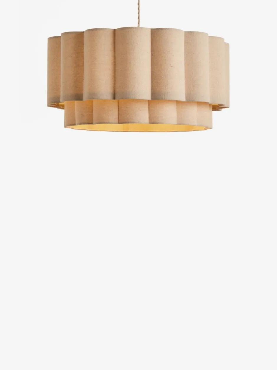 Lampenkappen|Verlichting|Next Larson - Eenvoudig te installeren plafondlamp Natuurlijk