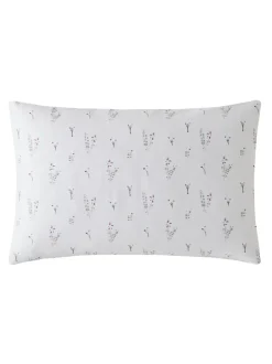 Laura Ashley|Laura Ashley 100% Cotton Sateen 220 Thread Count Pallington Bloom Duvet Cover and Pillowcase Set Rode robijn