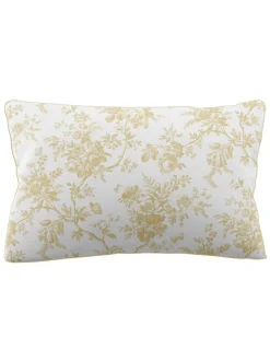 Laura Ashley*Laura Ashley 100% Cotton Sateen 200 Thread Count Walled Garden Duvet Cover and Pillowcase Set Okergeel