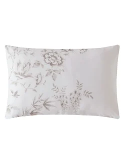 Laura Ashley|Laura Ashley 100% Cotton Sateen 220 Thread Count Rowsham Garden Duvet Cover and Pillowcase Set