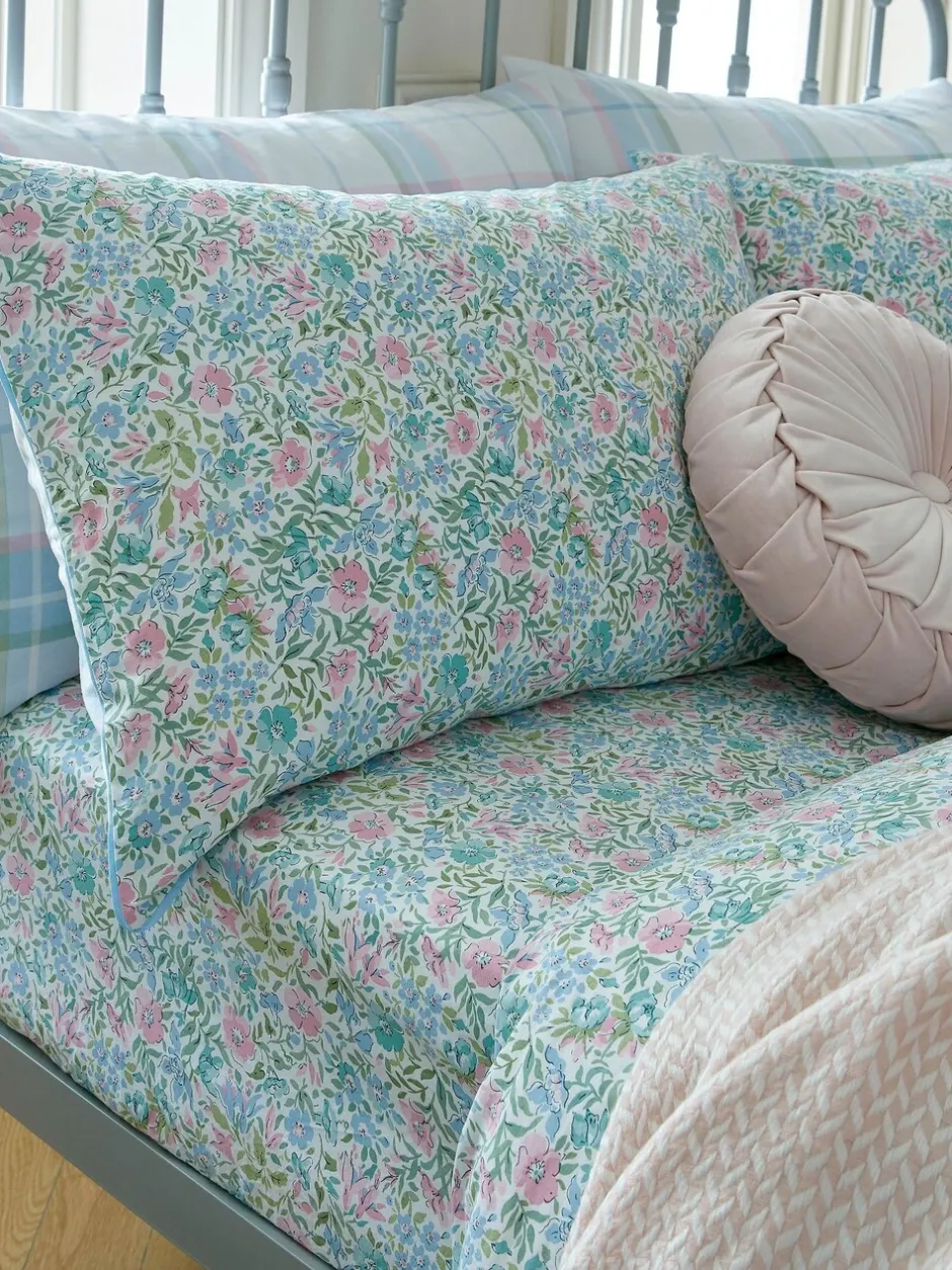 Laura Ashley*Laura Ashley 100% katoenen Sherston bloemen Ditsy hoeslaken