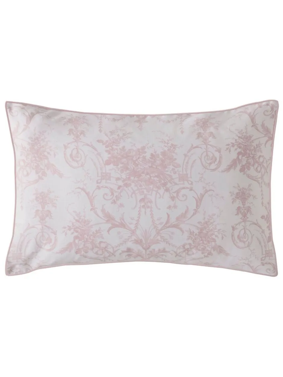 Laura Ashley*Laura Ashley 100% katoensatijn 200 draadtelling Tuileries dekbedovertrek- en kussensloopSet Poederroze