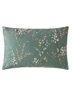 Laura Ashley|Merkbeddengoed|Laura Ashley 100% katoensatijn 200 thread count Pussy Willow Dekbedovertrek- en kussensloopset