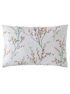 Laura Ashley|Merkbeddengoed|Laura Ashley 100% katoensatijn 200 thread count Pussy Willow Dekbedovertrek- en kussensloopset