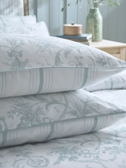 Laura Ashley|Laura Ashley 100% katoensatijn 200 draadtelling Tuileries dekbedovertrek- en kussensloopSet