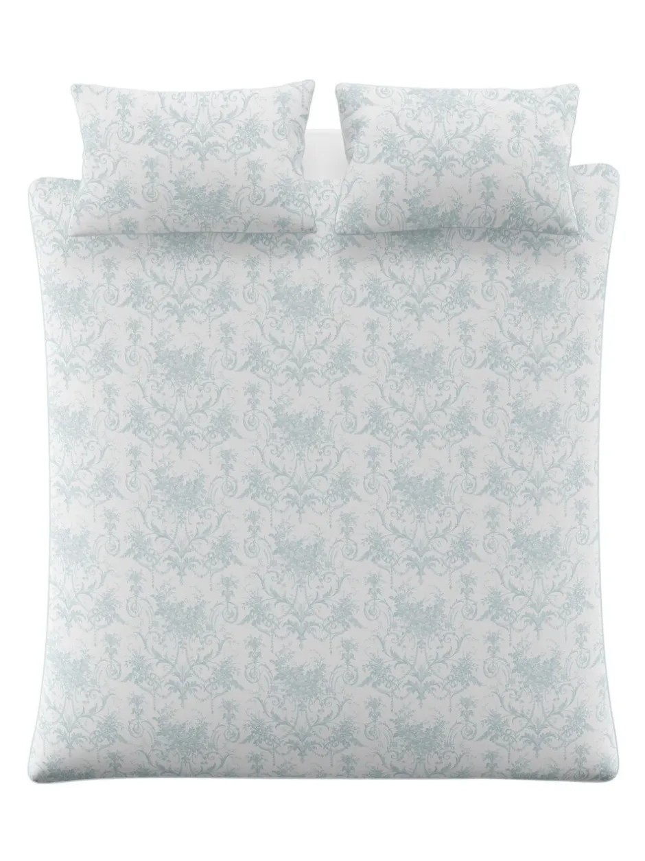 Laura Ashley|Laura Ashley 100% katoensatijn 200 draadtelling Tuileries dekbedovertrek- en kussensloopSet