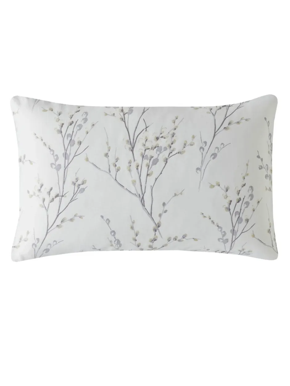 Laura Ashley|Merkbeddengoed|Laura Ashley 100% katoensatijn 200 thread count Pussy Willow Dekbedovertrek- en kussensloopset