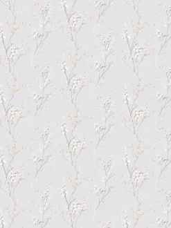 Laura Ashley|Merkbeddengoed|Laura Ashley 100% katoensatijn 200 thread count Pussy Willow Dekbedovertrek- en kussensloopset