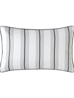 Laura Ashley|Laura Ashley 100% katoensatijn 200 draadtelling Tuileries dekbedovertrek- en kussensloopSet Antracietgrijs