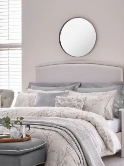 Laura Ashley|Merkbeddengoed|Laura Ashley 100% katoensatijn 200 thread count Pussy Willow Dekbedovertrek- en kussensloopset