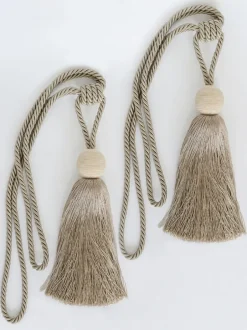 Gordijnroedes En -Accessoires|Laura Ashley 1 Paar Theodora banden voor Gordijnen