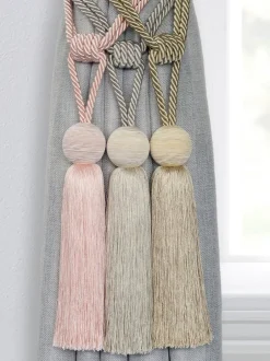 Gordijnroedes En -Accessoires|Laura Ashley 1 Paar Theodora banden voor Gordijnen