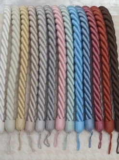 Gordijnroedes En -Accessoires*Laura Ashley 1 paar touwgordijnembrassen
