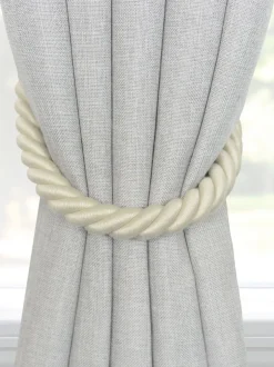 Gordijnroedes En -Accessoires|Laura Ashley 1 paar touwgordijnembrassen