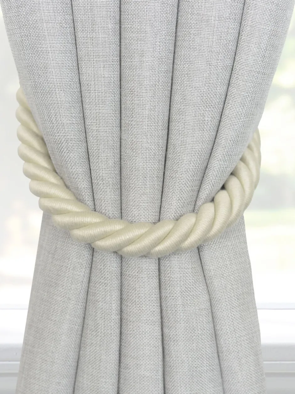Gordijnroedes En -Accessoires|Laura Ashley 1 paar touwgordijnembrassen
