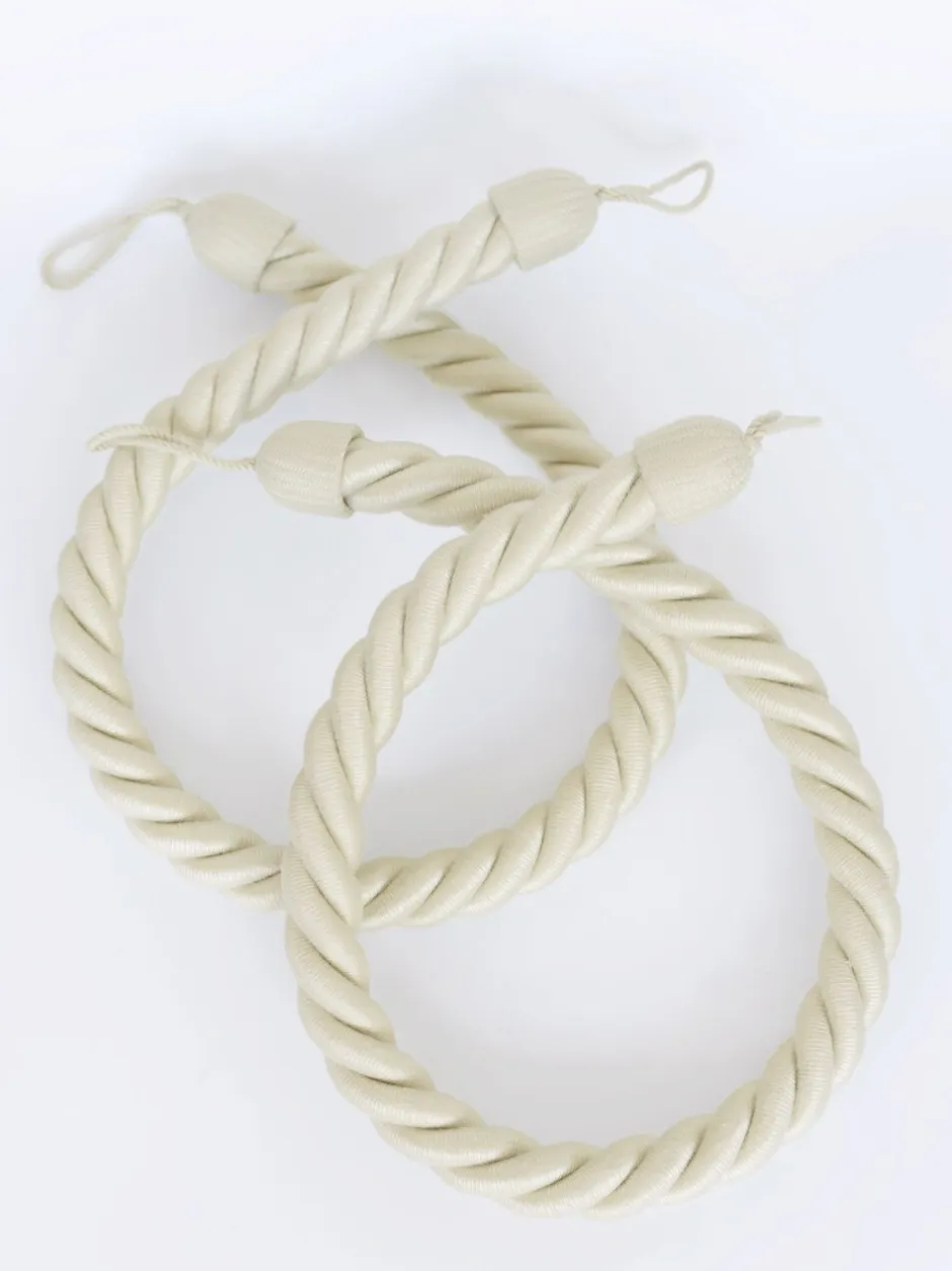 Gordijnroedes En -Accessoires|Laura Ashley 1 paar touwgordijnembrassen