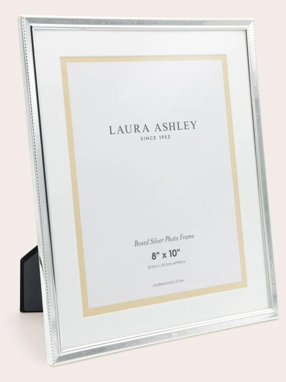 Fotolijsten|Laura Ashley - Verzilverde fotolijst in doosje