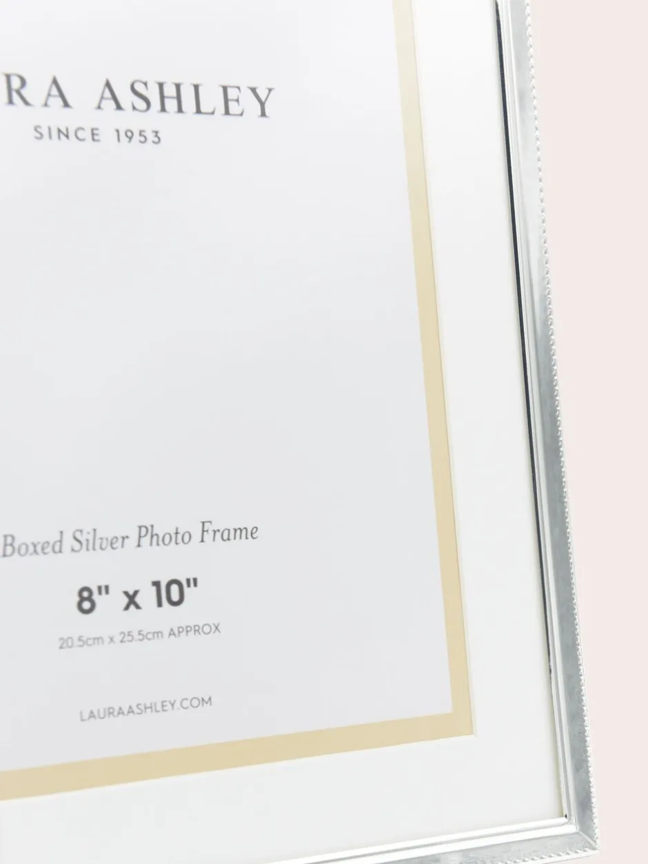 Fotolijsten|Laura Ashley - Verzilverde fotolijst in doosje